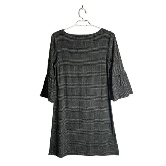 Jules & Leopold Studio Women’s Patterned Bell Sleeve Mini Dress - Picture 6 of 6